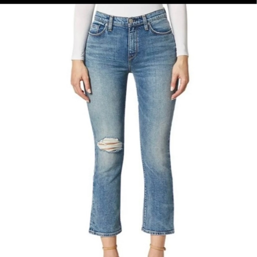 Holly high rise cropped bootcut jeans